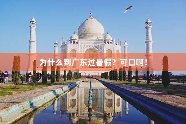 为什么到广东过暑假？可口啊！